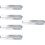 5Pièces Support Tickets Cuisine Aluminium Argent Adhésif 11