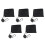 5Pièces Chiffons Réutilisables Golf Portable Noir 4
