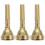 3Pièces Embouchure Pour Trompette Usage Instrumental Débutants 4