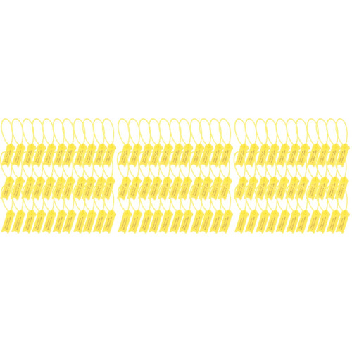300Pcs Yellow Self-Locking Plastic Label Cable Ties for Cable Fixing 2