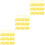 300Pcs Yellow Self-Locking Plastic Label Cable Ties for Cable Fixing 4