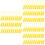 300Pcs Yellow Self-Locking Plastic Label Cable Ties for Cable Fixing 5