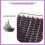 84 Clusters 14mm D Curly Black Eyelashes 3ml Glue 10