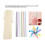 Openable Silicone Drinking Straws 9.8in Reusable Washable with Storage Box 5