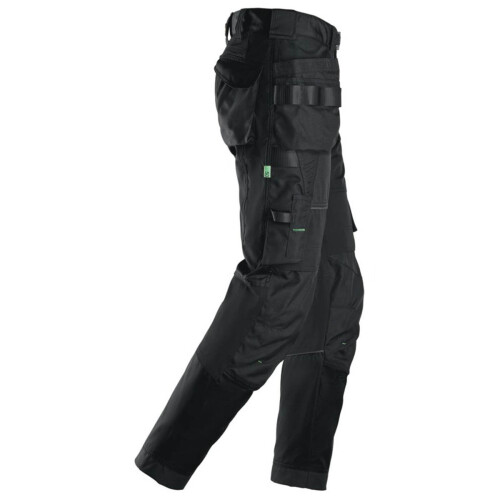 snickers Snickers Work Trousers Mens Regular Fit Black Stretch Multi Pockets 33W 32L 2