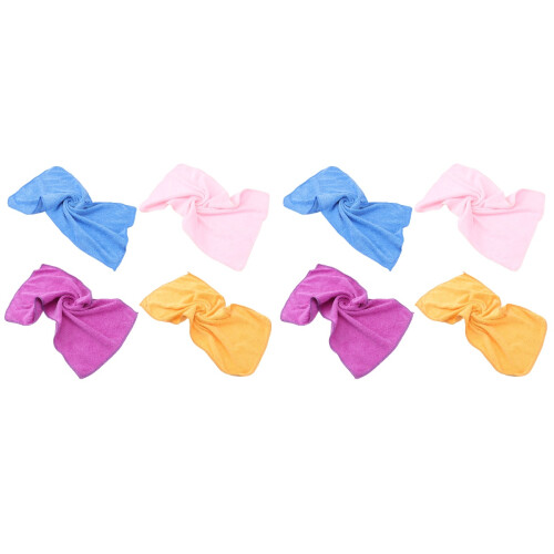8Pièces Serviettes Enfants Bambou Absorbantes Assorties 1