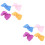 8Pièces Serviettes Enfants Bambou Absorbantes Assorties 6