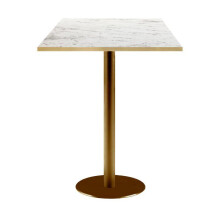 High table - Rome bistro - Top 60x60 cm - H110 cm - Cast iron thermolacquered base