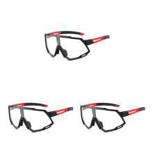 3Pièces Lunettes Adulte Sport Colorées, Protection Uv, Nez Ajustable