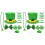 2Ensembles Ensemble Vert Shamrock Collier Bracelet Lunettes 1
