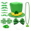 2Ensembles Ensemble Vert Shamrock Collier Bracelet Lunettes 11