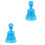 2Pièces Plongeur Basine Bleu Outil Nettoyage Drainage 3