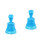2Pièces Plongeur Basine Bleu Outil Nettoyage Drainage 4