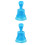 2Pièces Plongeur Basine Bleu Outil Nettoyage Drainage 5