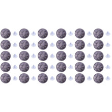 100Ensembles Boutons Jeans Métal Renforcés Sans Couture