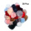 60Pièces Pompons Fluffy En Couleurs Assorties Pour 8