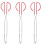 3Pièces Pinces Service Multifonction Acier Inoxydable Robuste 3