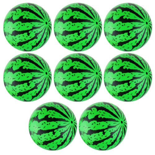 16Pièces Ballons De Jeu Enfant Pastèque Vert Et