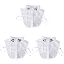 3Pièces Faux Détachable , Demi-Chemise Ajustable Pour