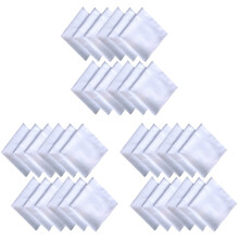 36Pièces Mouchoirs Carrés Coton Blancs Pour Et Tie-Dye