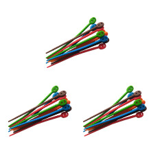 30Pièces Attaches Silicone Pour Multicolores