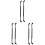 6Pièces Câbles Fixation Lunettes Blancs Élastiques Anti-Chute 2