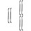 6Pièces Câbles Fixation Lunettes Blancs Élastiques Anti-Chute 6