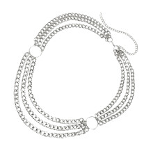 1Pièces De Taille Décorative Fine Multilayer En Métal Argenté