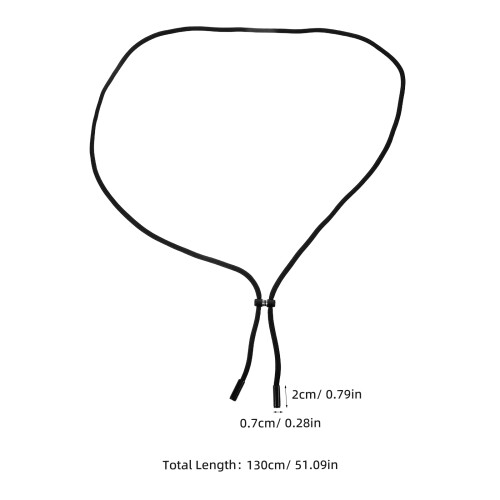 3Set Stretch Round Drawstring Kit with Spring Toggle Lock and End Caps 2