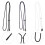 3Set Stretch Round Drawstring Kit with Spring Toggle Lock and End Caps 9