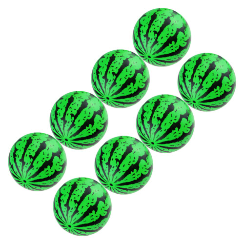 16Pièces Ballons De Jeu Enfant Pastèque Vert Et 1