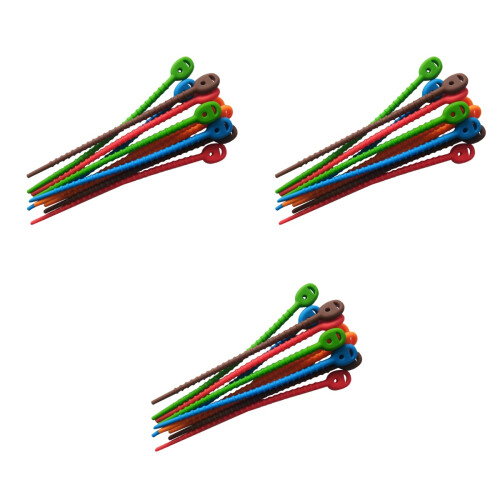 30Pièces Attaches Silicone Pour Multicolores 2