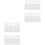 24Pièces Flacons Spray Compacts Transparent Recharges De Voyage 3