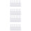 24Pièces Flacons Spray Compacts Transparent Recharges De Voyage 5