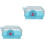 2Ensembles Cage De Transport Hamster Avec Roue Gamelle 3