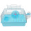 2Ensembles Cage De Transport Hamster Avec Roue Gamelle 11