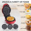 Multifunctional Waffle Cake Maker Non-Stick Skillet Donut Maker Double-Sided Heating Home Breakfast Machine B EU Plug 2