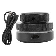 Custom Rotary Knob with RGB Light Page Knob Turning Volume Controller 2.4G BT USB C Wired Connection Support for Windows