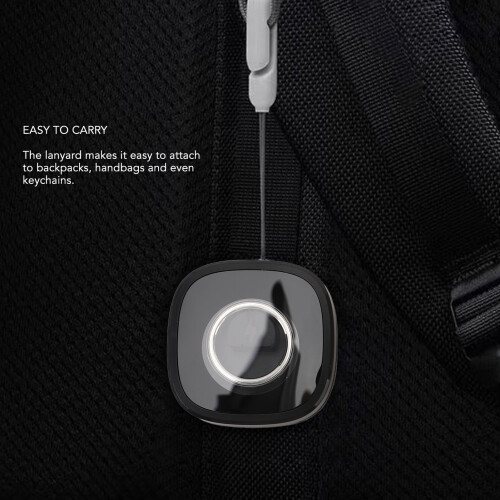 Intelligenter Ring Schlafüberwachung 23 mAh Schwarz mit Ladekoffer 1