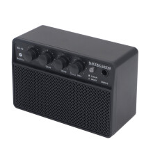 10W Portable Electric Guitar Amp Set Rechargeable Plastic Compact for Practice
