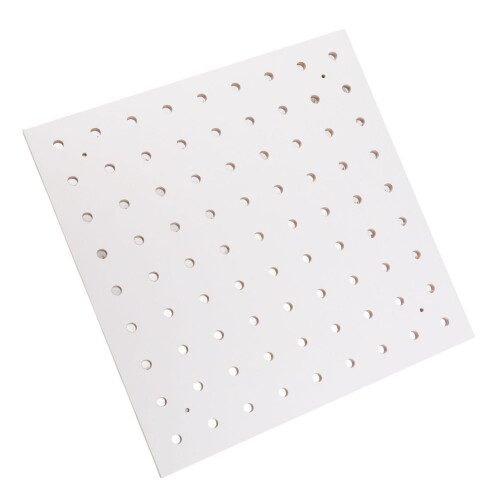 25 Spools Wall Mount Sewing Thread Organizer Pegboard White 300x300mm 1