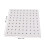 25 Spools Wall Mount Sewing Thread Organizer Pegboard White 300x300mm 6