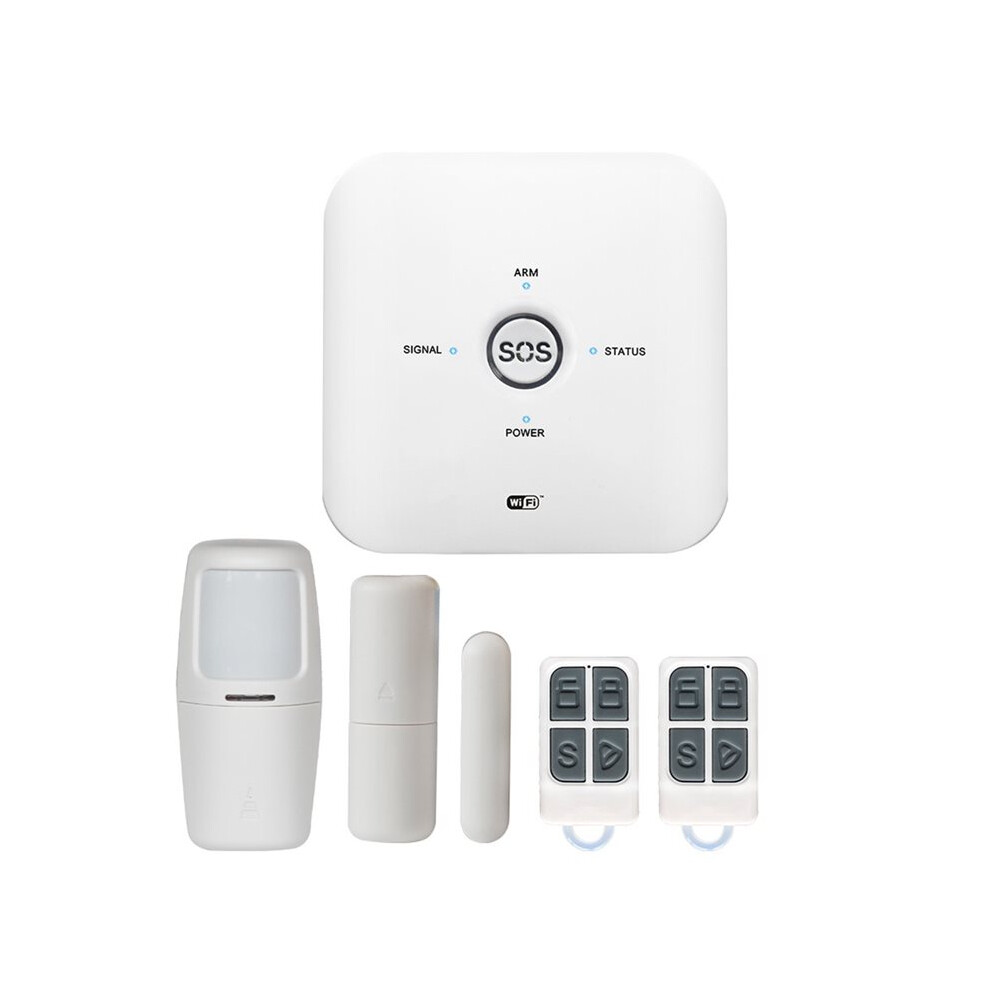 Tuya Home Security Anti-Theft Wifi Alarm System Door Motion Sensor App Control 80Db Alarm System Eu 6033121034160