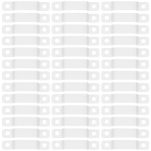 600Pièces Supports Blancs Pour LED - Clips Fixation Résistants