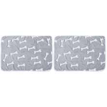 2Pièces Animal Motif Os Cartoon Réversible Chaude Douce