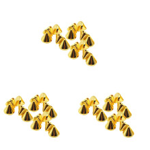 300Pièces Perles Écrou Dorées Accessoires Personnalisés DIY