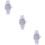 3Pièces Enfants Transparentes Silicone Motif 9