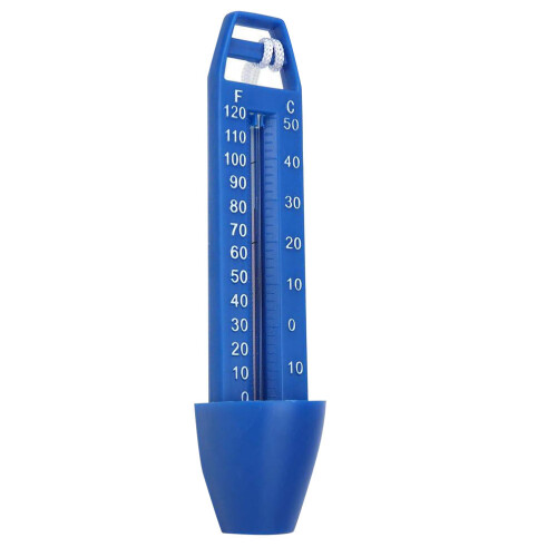 2Pièces Thermomètres Plastique Flottants Bleu