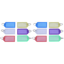 120Pièces Identifiants Plastique Multicolores Pour Clés Et