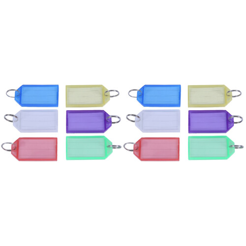 120Pièces Identifiants Plastique Multicolores Pour Clés Et